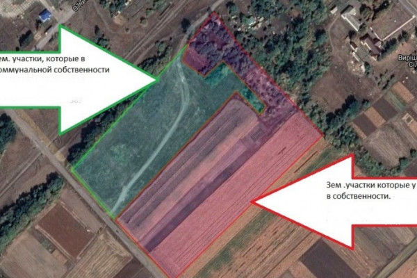 Земельный участок 8,27 га промышленного назначения в Полтавской области